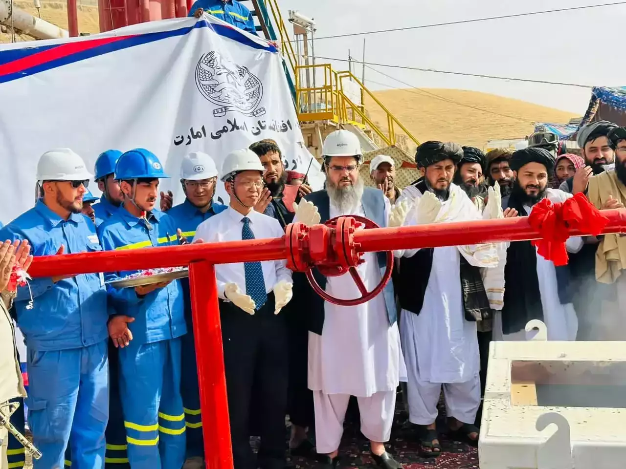 Afghanistan Inaugurates new wells in the northern oilfields